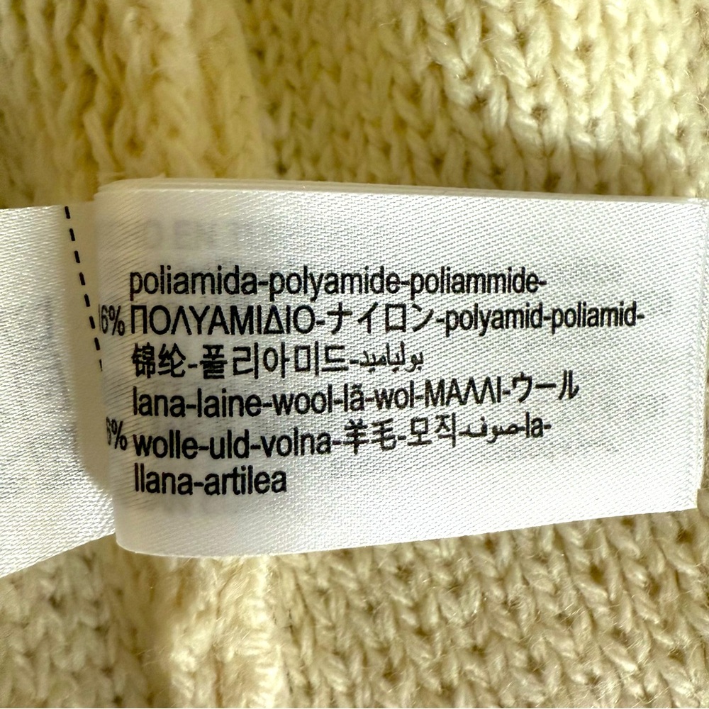 Chic Cream Button-Up Cardigan - Picture 11 of 11